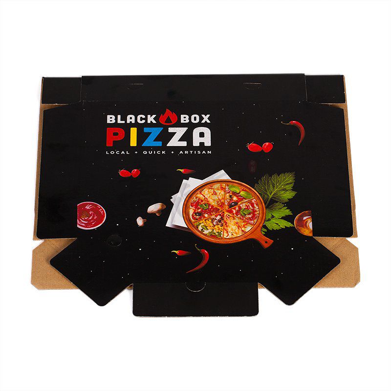 Custom 9 Inch Corrugated Pizza Boxes Packaging Wholesale with Logo