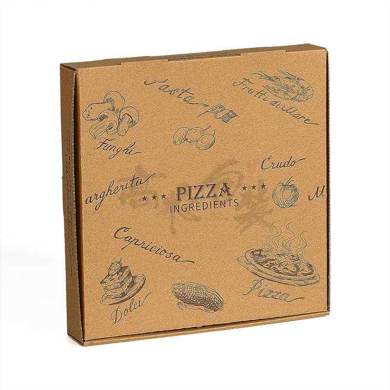 Factory Cheap Price Custom Paper Corrugated Pizza Packing Box