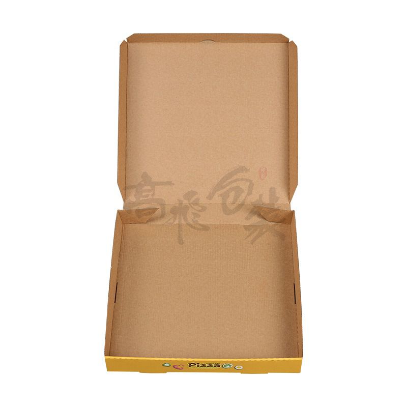 Eco Friendly Craft Paper Box for Pizza with Flexo Print