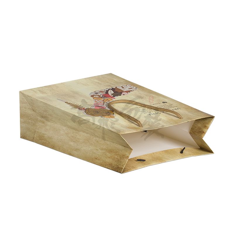 Custom Retail Paper Bags Design Cheap Disposable Shopping Paper Packaging Gift Bag With Logo Print