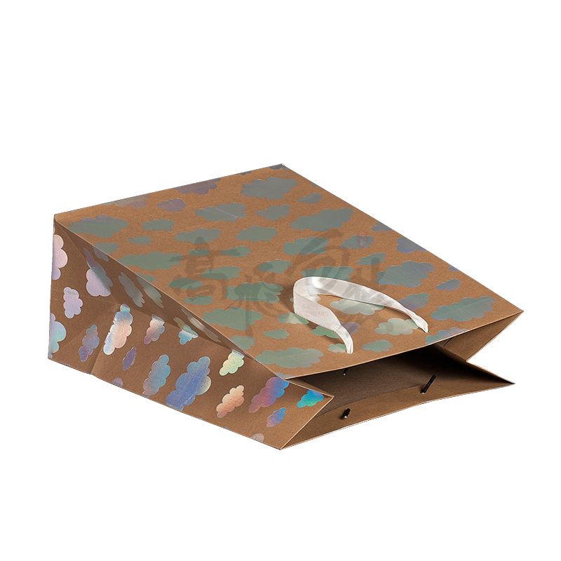 New Design Gift Paper Shopping Bag With Handle Craft Brown Custom Kraft Paper Bag