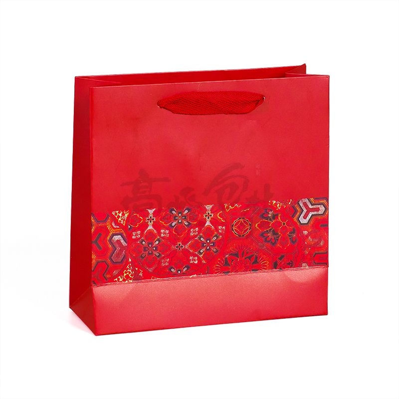 OEM Custom Printed Laminated Kraft Wedding Bags Paper Gift Shopping Packaging Bags For Clothes