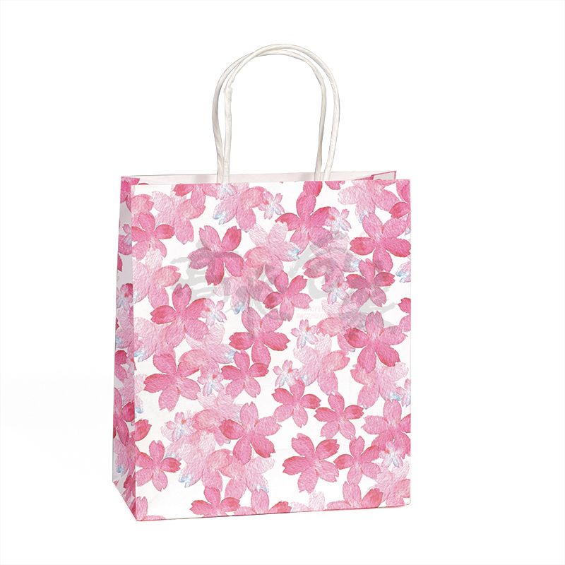 Eco friendly packaging design your own logo printed oem paper bag kraft shopping bag with handles