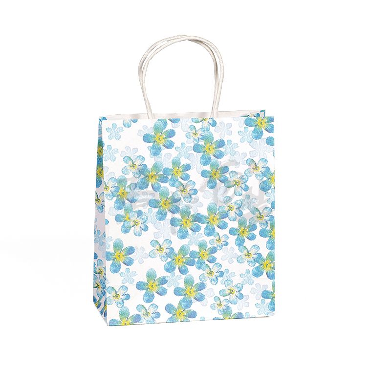 Eco friendly packaging design your own logo printed oem paper bag kraft shopping bag with handles
