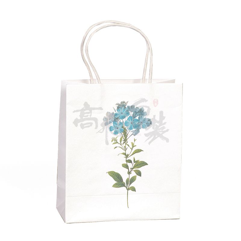 Eco friendly packaging design your own logo printed oem paper bag kraft shopping bag with handles