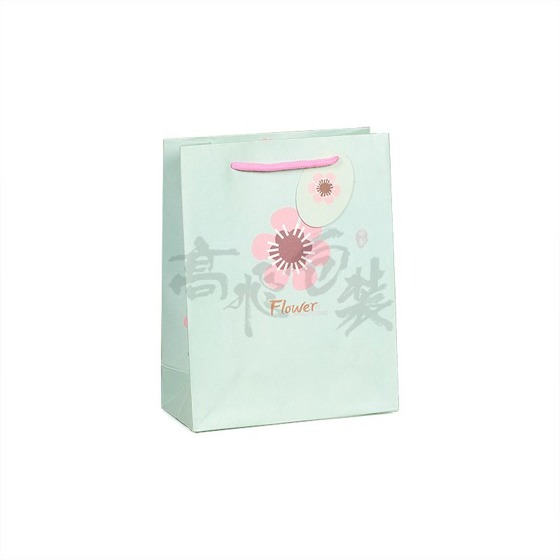 OEM Service Custom Logo waterproof glossy Shopping paper bag