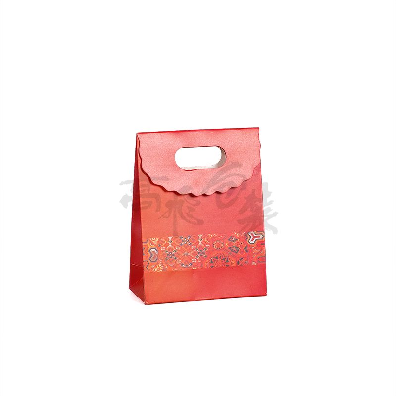 OEM Wholesale Wedding Craft Die Cut Hande Paper Gift Bag with Custom Logo for candy