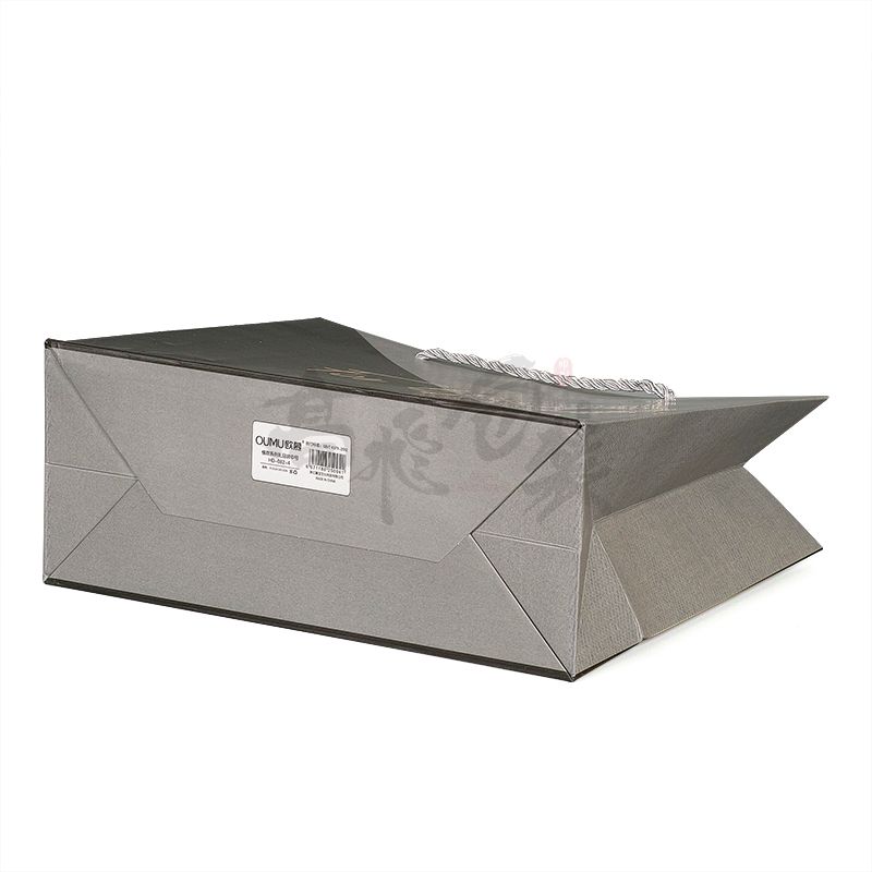250 gsm art biodegradable automatic advertising shopping paper bag with custom logo printed
