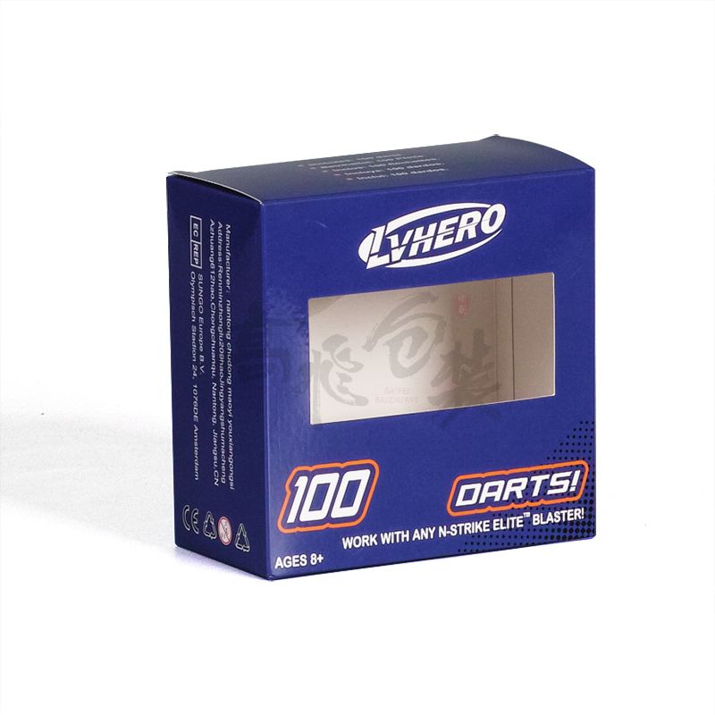 Custom Recycled Kraft Cardboard Folding Packaging Paper Gift Box With Window