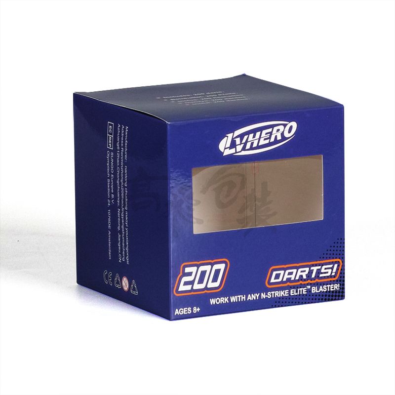 Custom Recycled Kraft Cardboard Folding Packaging Paper Gift Box With Window
