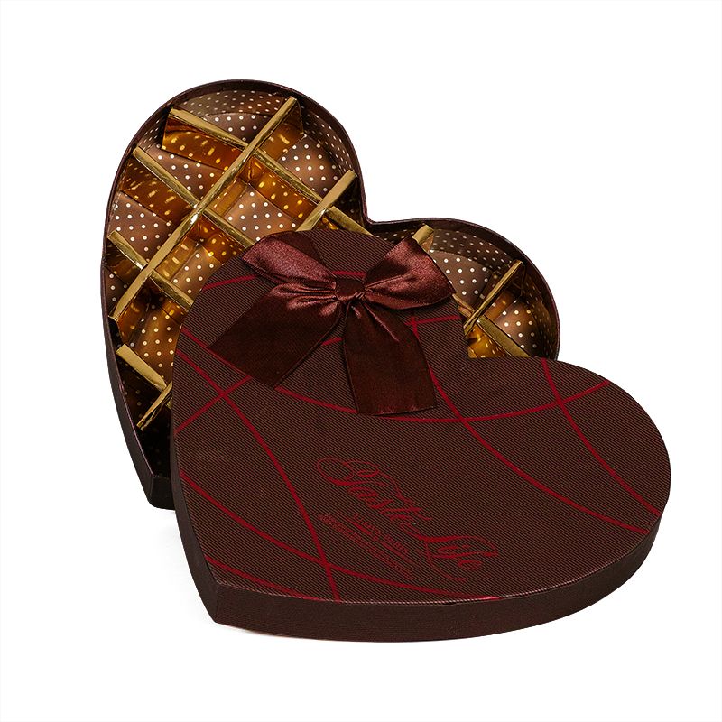 Custom High Quality Biodegradable Heart Shape Wedding Packing Gift Box Paper Empty Luxury Chocolate Packaging box