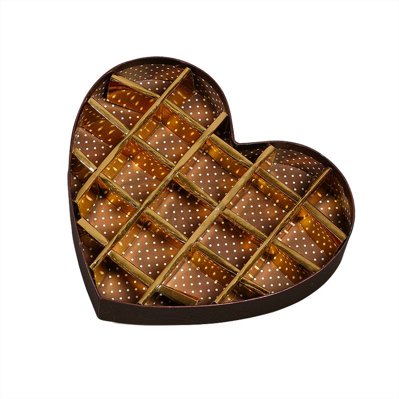 Custom High Quality Biodegradable Heart Shape Wedding Packing Gift Box Paper Empty Luxury Chocolate Packaging box