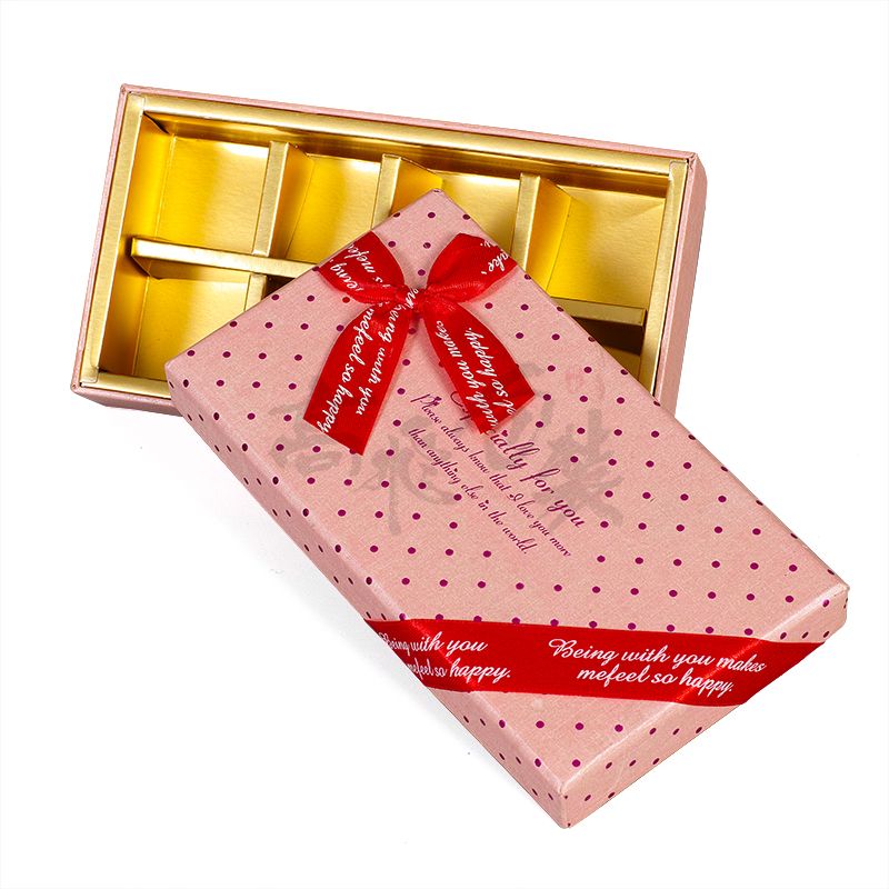 Eco Friendly Wholesale Recyclable Chocolate Candy Cardboard Gift Packaging Box For Chocolate Truffles Products