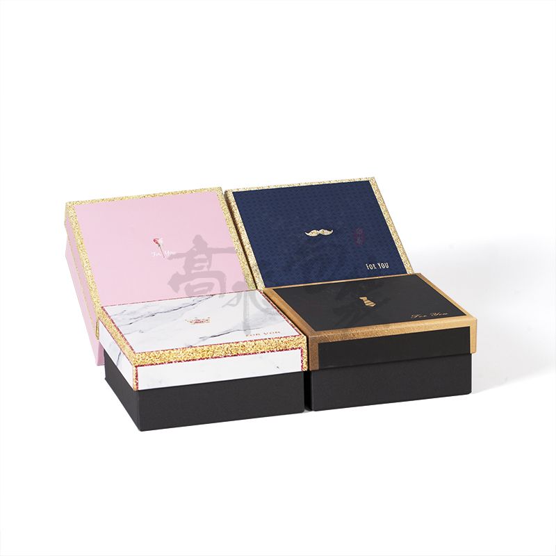 oem service recyclable gift paper box with your logo for tie