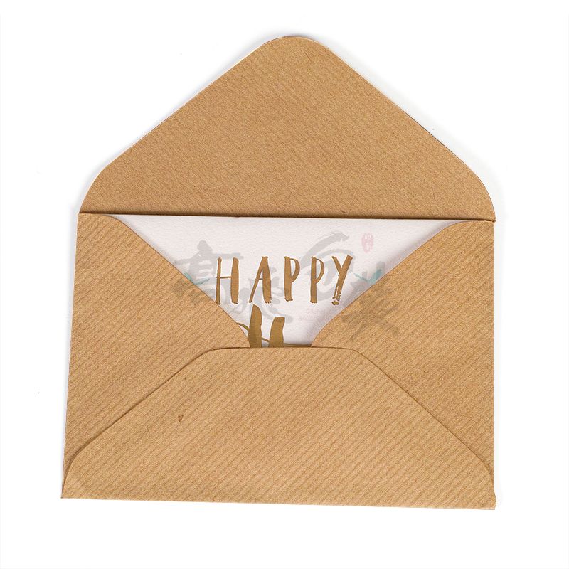 Chinese Handmade Birthday Invitation Paper Birthday cards with envelope