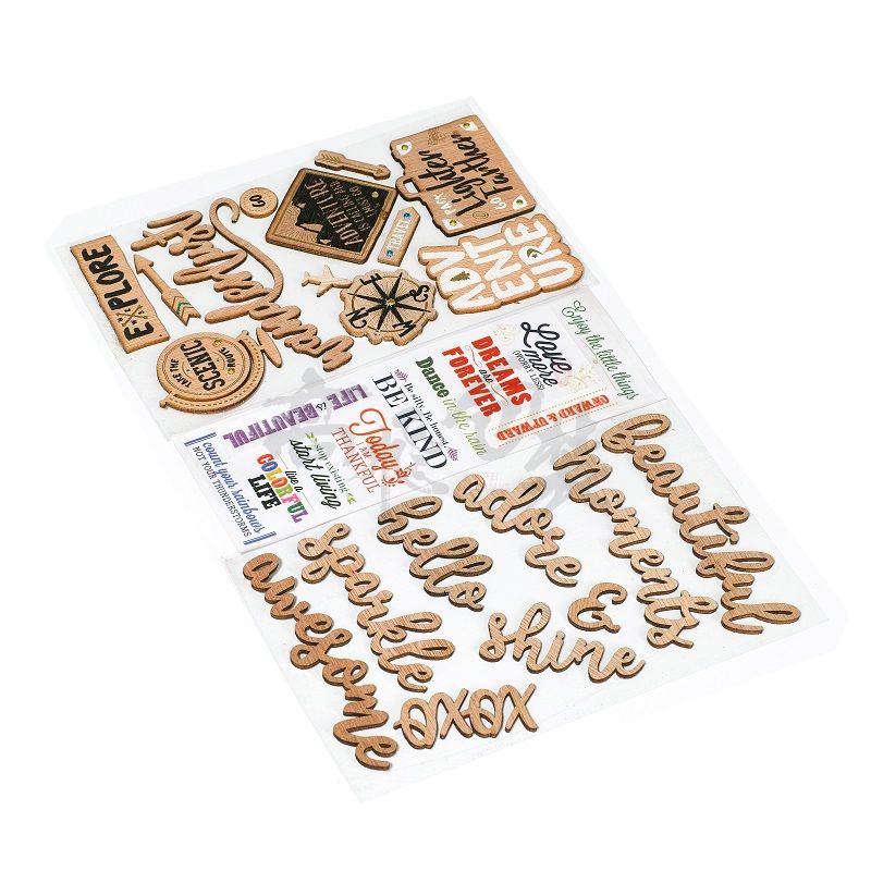 Customised Removable Decorative Wallpapers Wood Furniture Laptop 3m Advertising Stickers