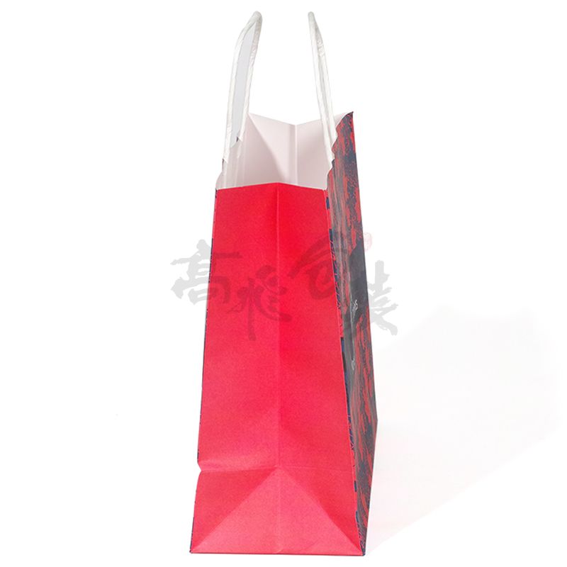 custom craft paper bags with handles shopping paper bag wholesale