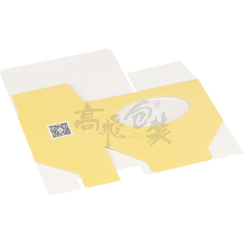 custom printed paper box with pvc window gift coffee capsule packaging box for food
