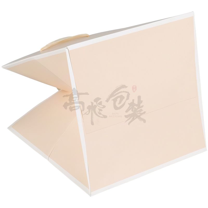 Eco Friendly Large Pink Christmas Gift Paper Packaging Bags In Bulk With Handles For Cosmetics