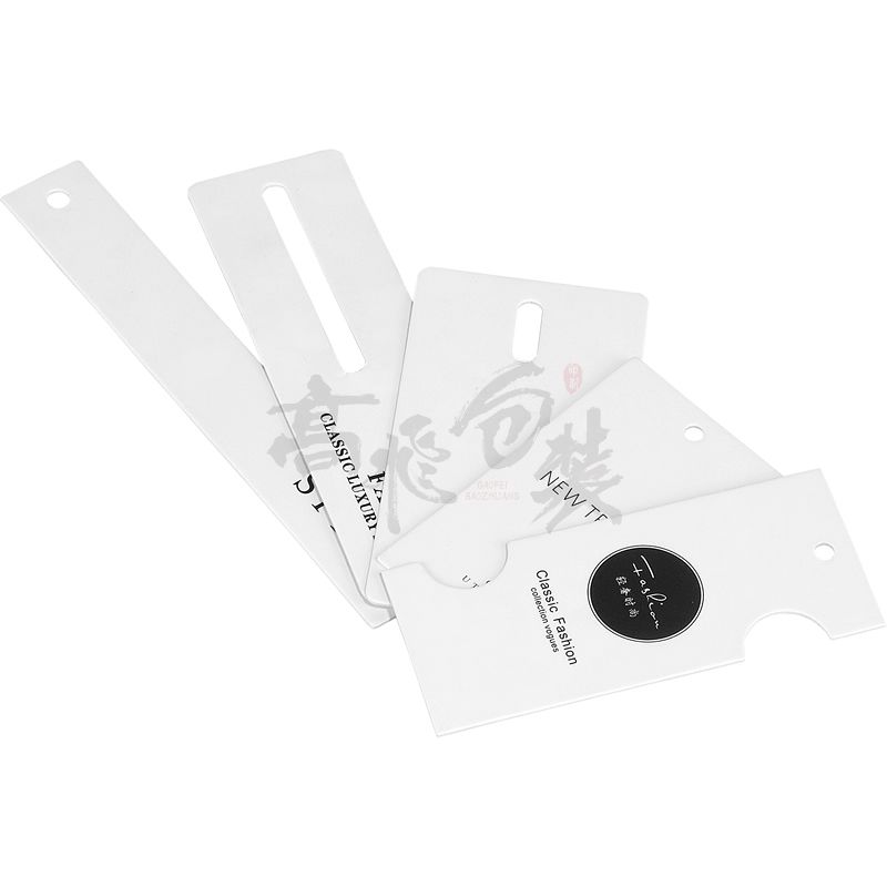 Custom Swing Hang Tags New China Label Designs Clothing Garment Pant Logo Tag