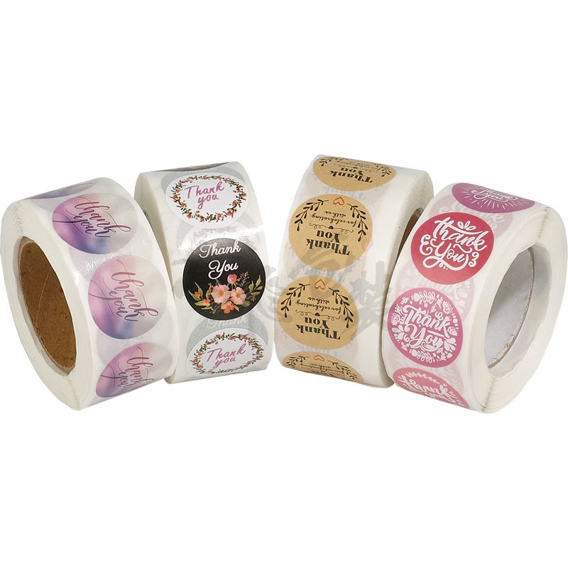 custom stickers round sitcker label wth laser sticker roll sticker permanent adhesive stiker
