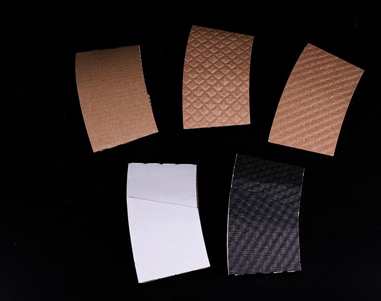 Customized Recyclable Printing Disposable Brown Corrugated Paper Coffee Paper Cup Sleeve With Logo