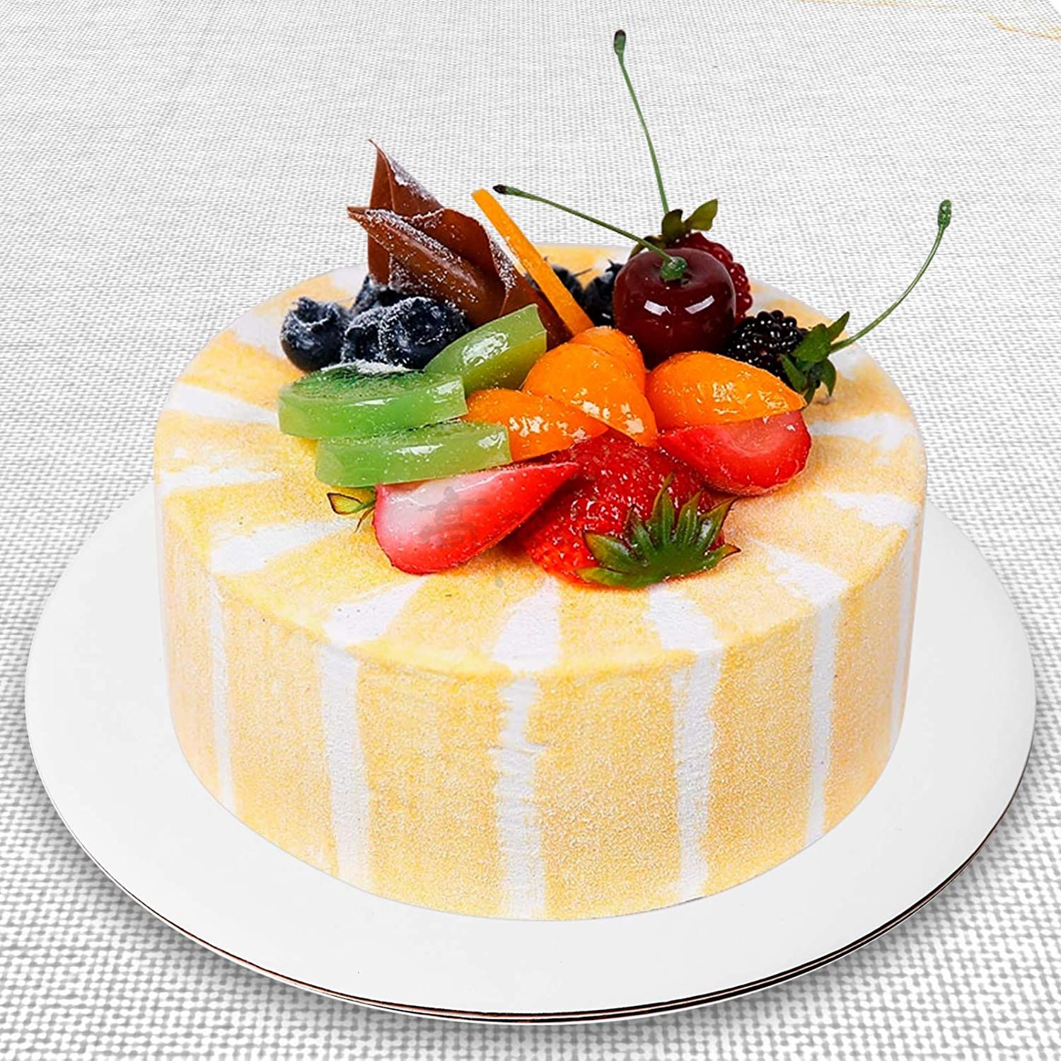 White Disposable Food-Grade Cardboard Cake Circle Base Boards Cake Plate Platter Cake Board Round