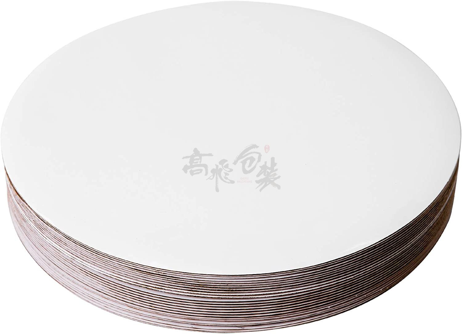 White Disposable Food-Grade Cardboard Cake Circle Base Boards Cake Plate Platter Cake Board Round