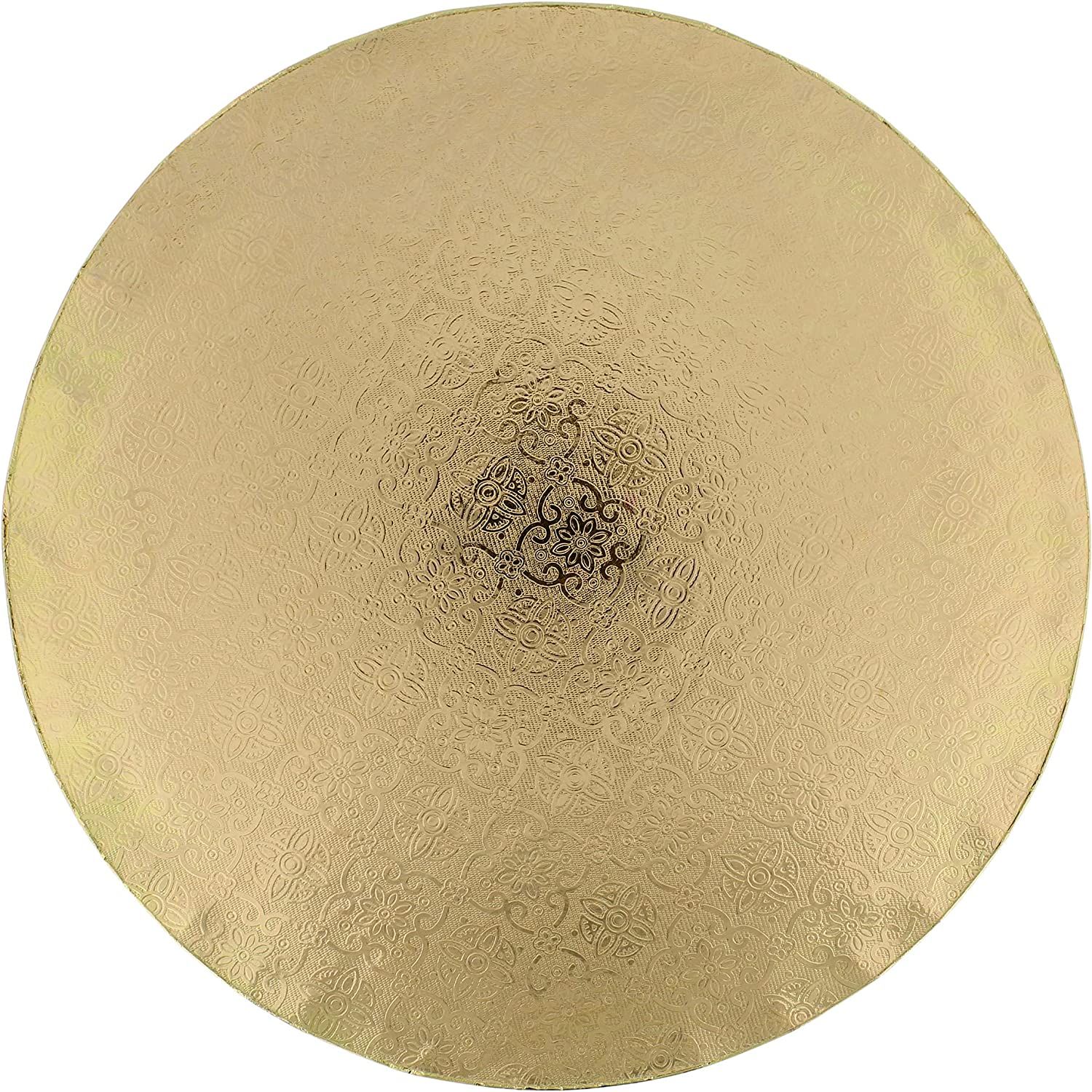 Custom Gold Cake Board Rounds Circle Cardboard Base 6, 8 And 10-Inch Perfect For Cake Decorating