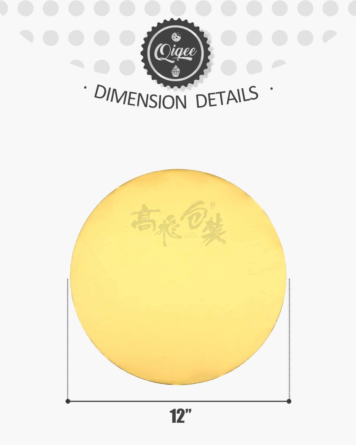 Custom Wholesale Factory Cake Round Base Board Golden White Silver Cake Board Wedding Disposable Decorating Circle Cardboard
