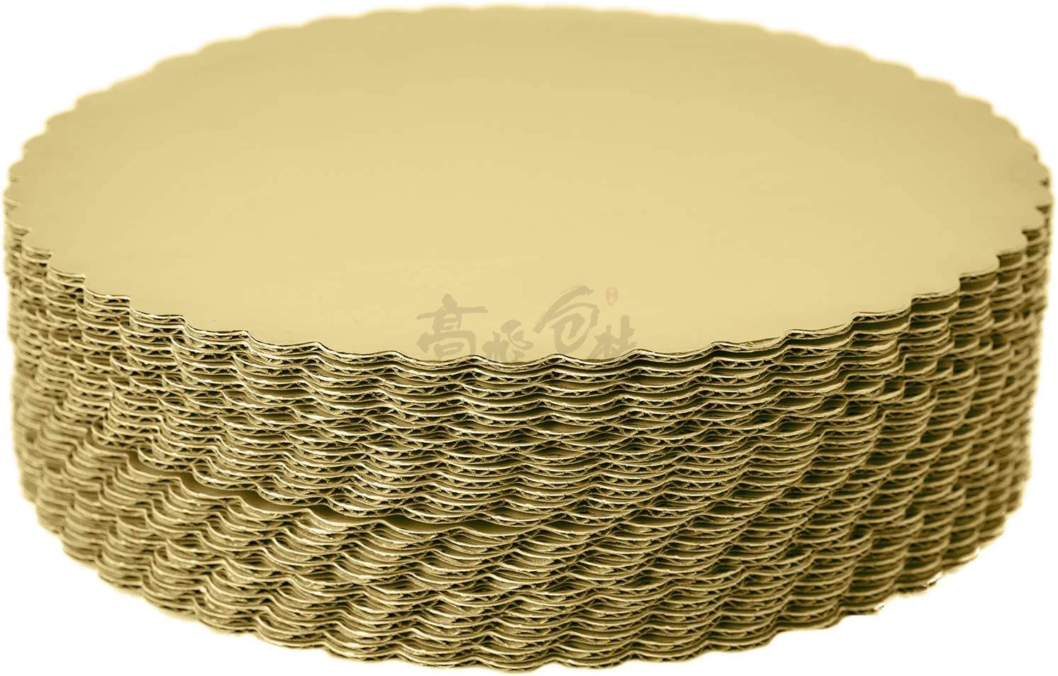 Custom Cake Board Rounds Golded Cake Circle Cardboard Base For Cake Decorating