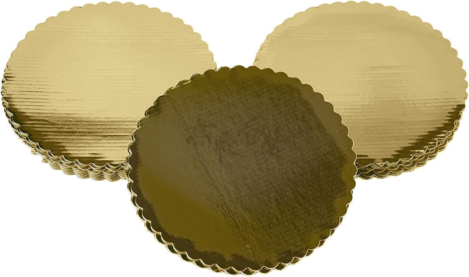 Custom Cake Board Rounds Golded Cake Circle Cardboard Base For Cake Decorating