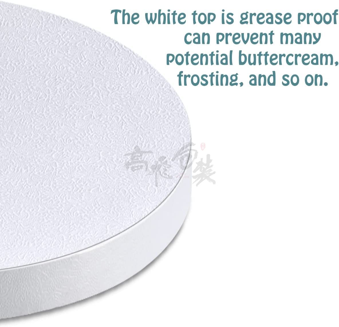 10 Inch Disposable White Cake Boards Rounds Cake Base Cardboard Circles Plate Or Stand