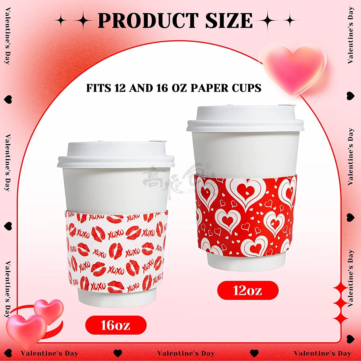 Custom Wholesale Disposable Printed Paper Sleeve Cardboard Corrugated Coffee Cup Sleeve With Logo