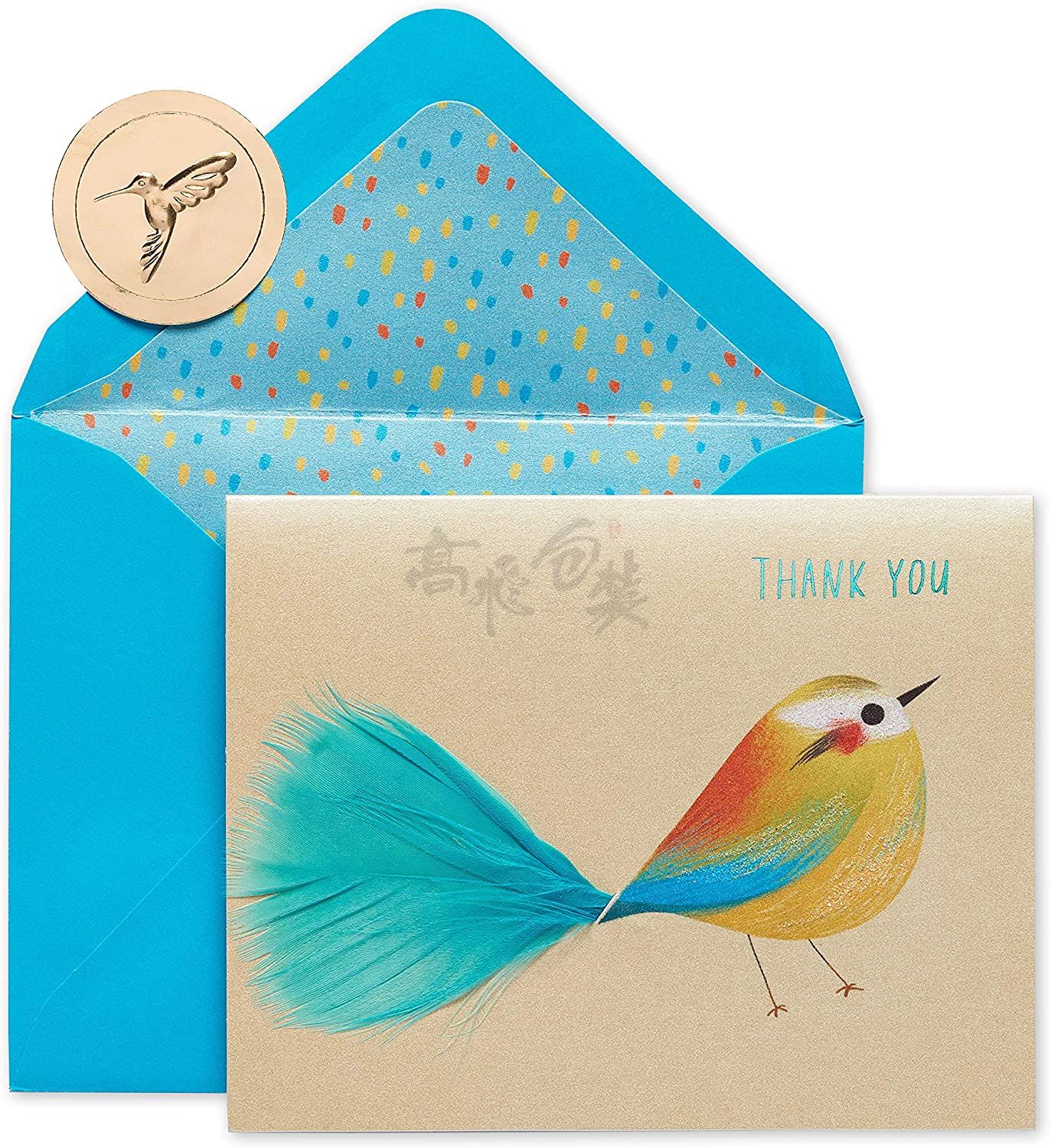 Custom Gold Professional Blank Inside Thank You Note Cards Bulk with Envelopes for Small Business and Wedding and Gift Cards and Christmas Graduation and Baby Shower