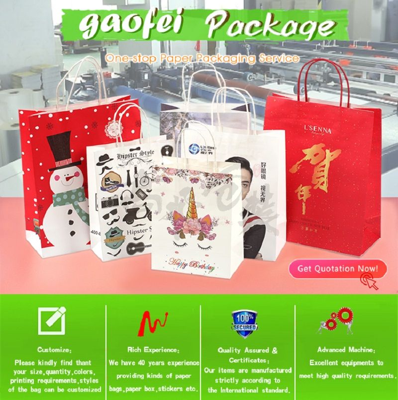 New Customized Luxury Gift Paper Bag