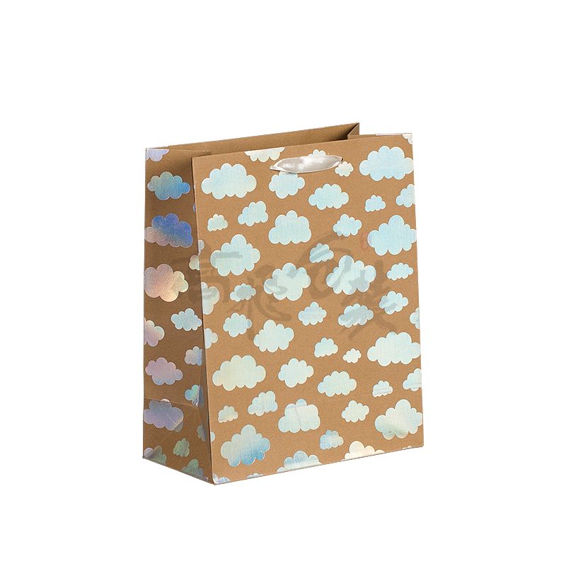 New Design Gift Paper Shopping Bag With Handle Craft Brown Custom Kraft Paper Bag