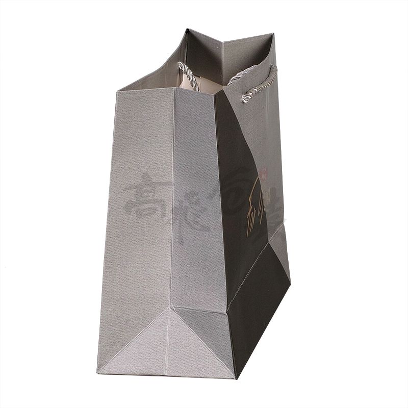 250 gsm art biodegradable automatic advertising shopping paper bag with custom logo printed