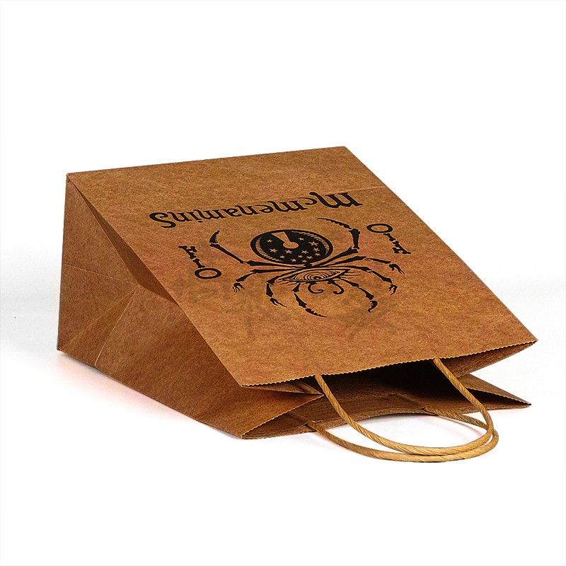 250 gsm art biodegradable automatic advertising shopping paper bag