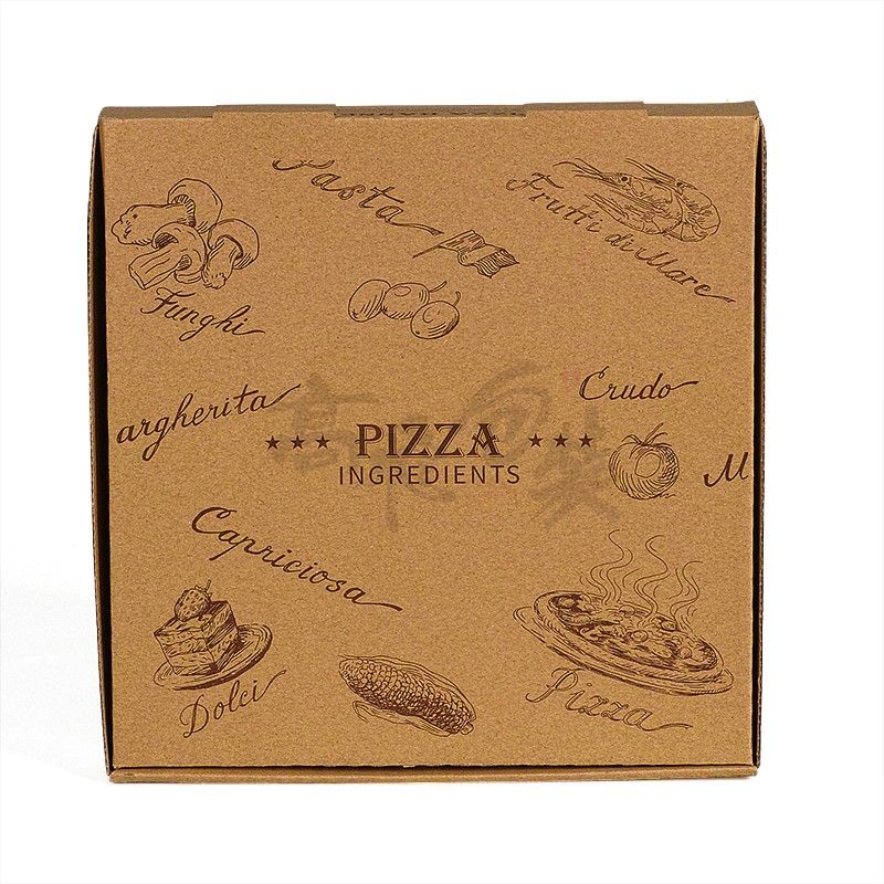 Factory Cheap Price Custom Paper Corrugated Pizza Packing Box