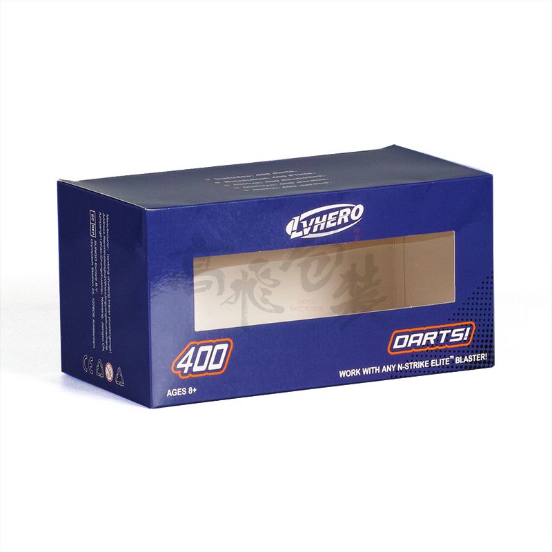 Custom Recycled Kraft Cardboard Folding Packaging Paper Gift Box With Window