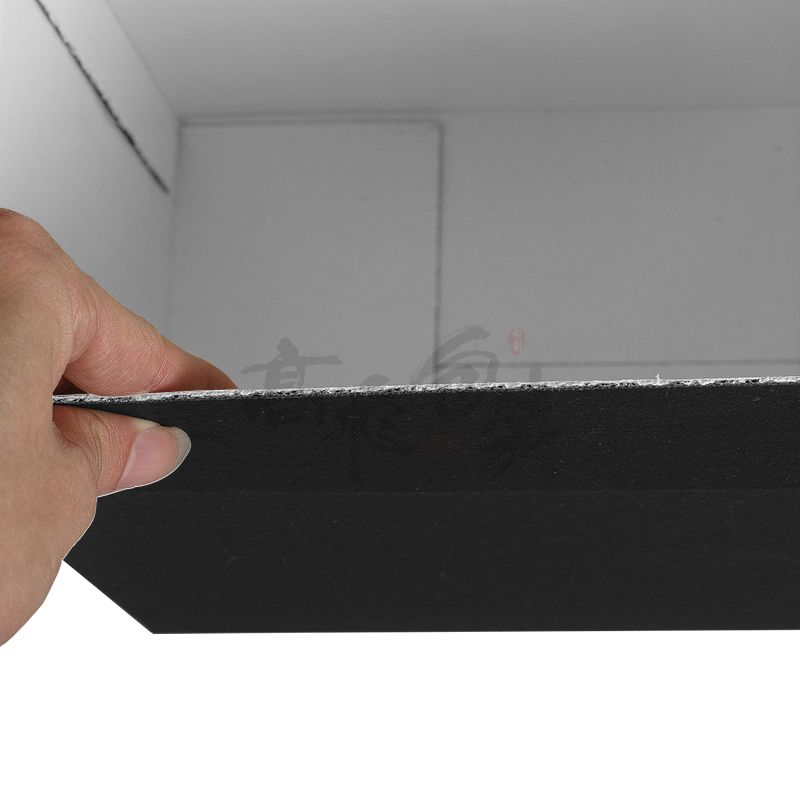 wholesale recycled shipping paper box black corrugated unique carton packaging boxes custom logo manufacturer