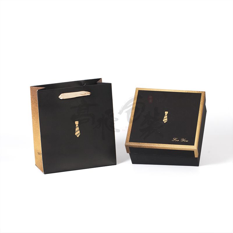 oem service recyclable gift paper box with your logo for tie