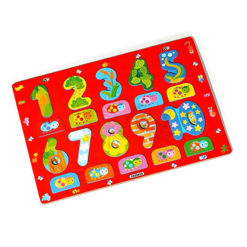 Custom Wholesale Early Puzzle Educational Paper Cardboard Children Intelligent Toys For Kids