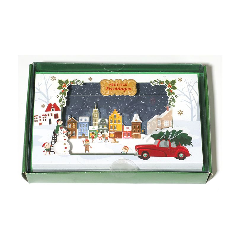 Custom Happy Merry Christmas Greeting Wedding Thanks Business Card Costume