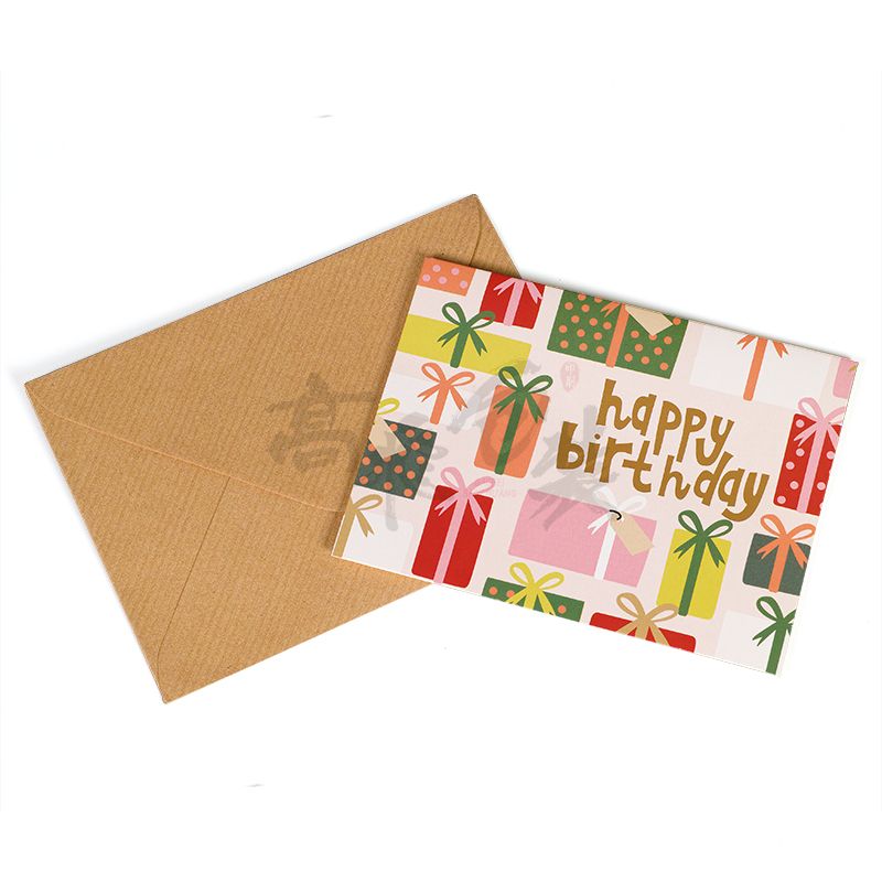 Eco Friendly Assorted Greeting Birthday Christmas Different Shapes Custom Printed Playing Cards