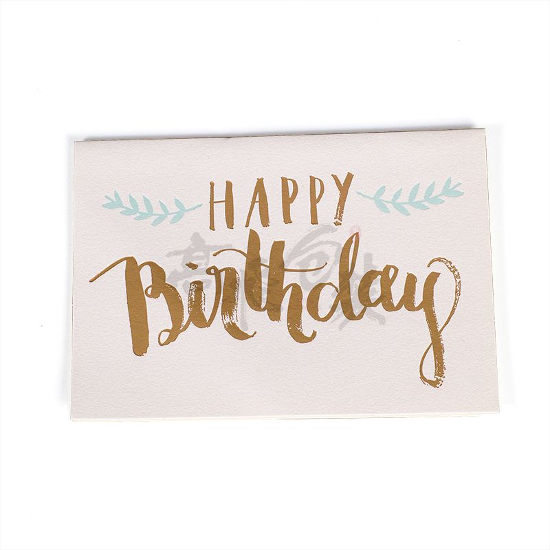 Chinese Handmade Birthday Invitation Paper Birthday cards with envelope