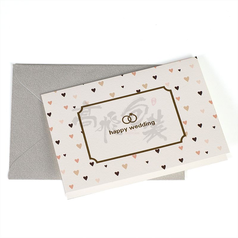 Chinese Handmade Birthday Invitation Paper Birthday cards with envelope