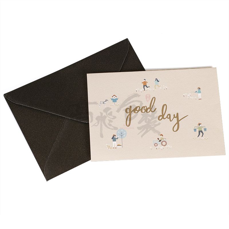 Eco Friendly Wholesale Happy Birthday Invitation Greeting Gift Cards Box Set For Kids