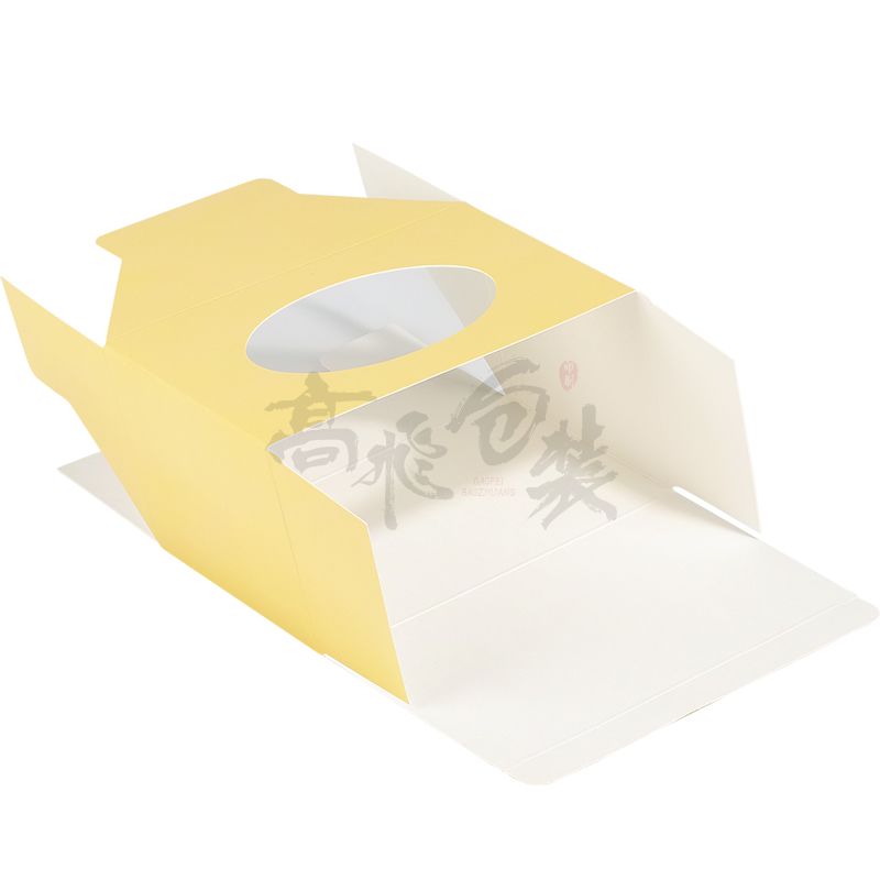 custom printed paper box with pvc window gift coffee capsule packaging box for food